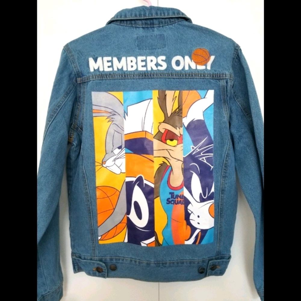 Members Only Looney Tunes Denim Jacket
